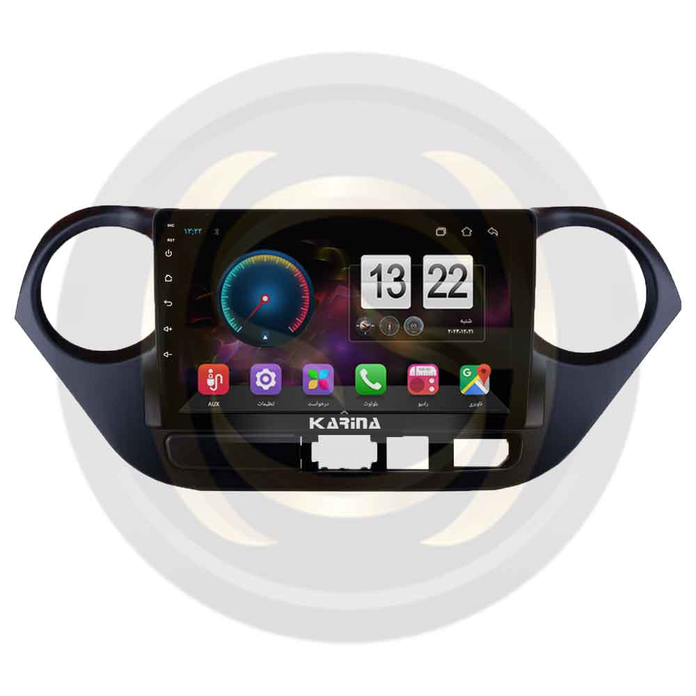 مانیتور فابریک هیوندای i10 برند کارینا